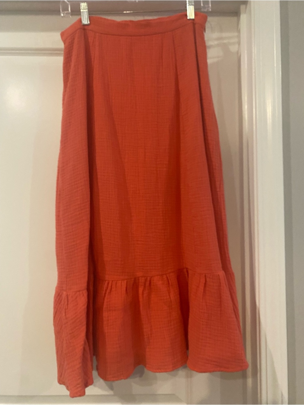 Velvet Heart Coral Maxi Skirt